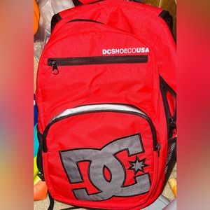 Nice , excellent condition DC RED Back Pack with multiple compartments